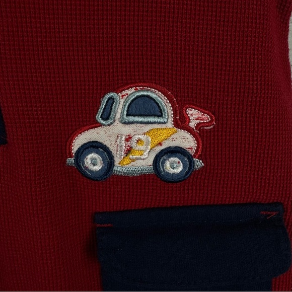 Buster Brown Vintage Baby Boy Race Car One Piece Size 3-6 Months - Picture 5 of 8